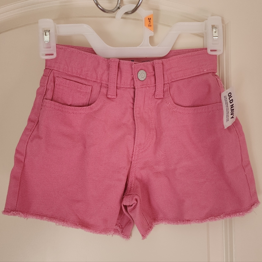 Old Navy Vibrant Pink Jean Shorts